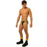  Jockstrap Fist Leather Jaune